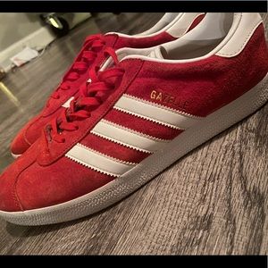 Authentic Red Adidas/Gazelle.